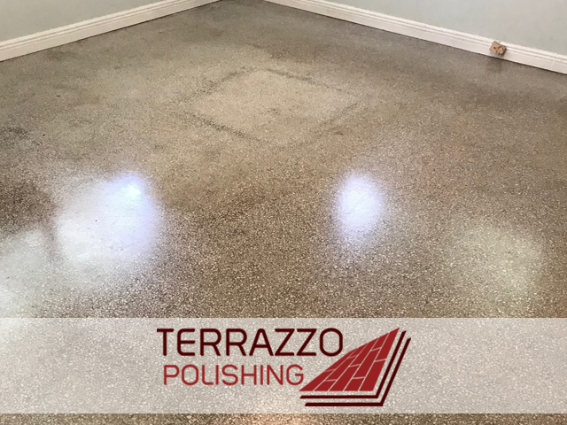 Terrazzo Floor Chip Repair